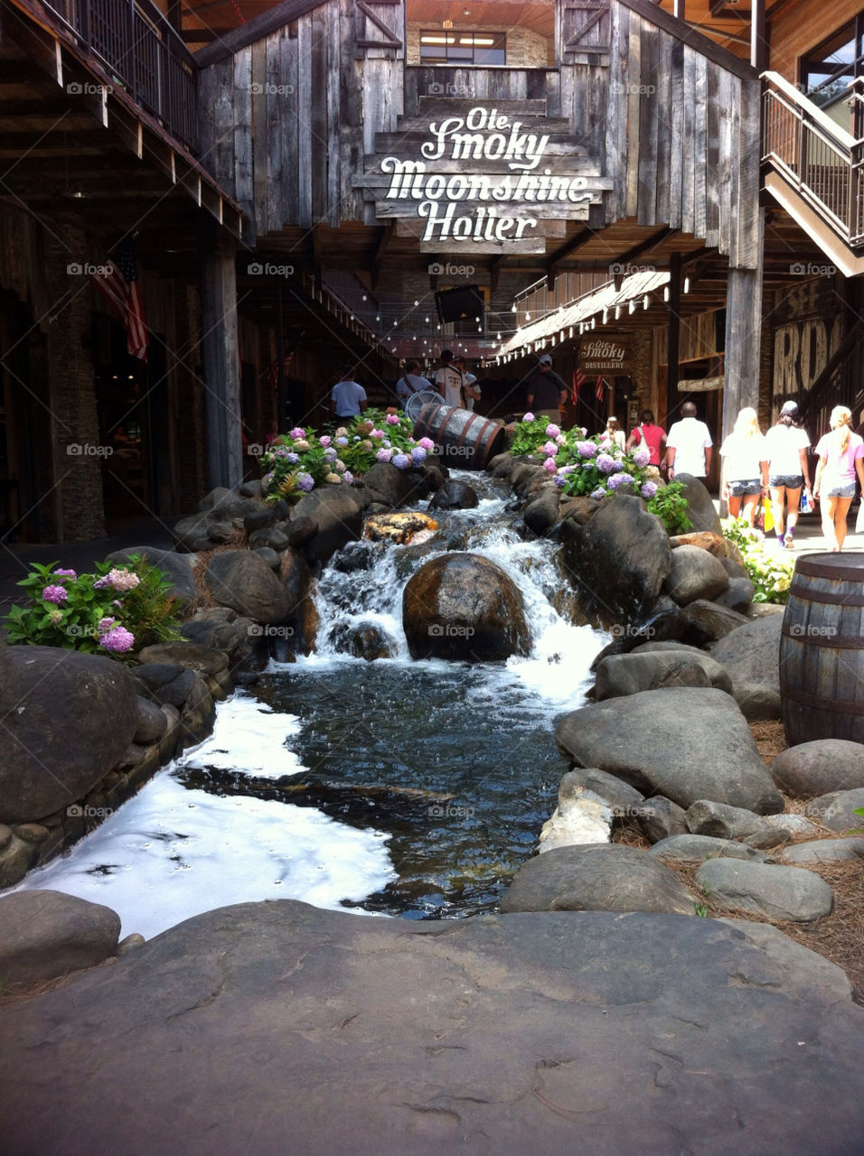 waterfall tennessee ole gatlinburg by tonyalynn