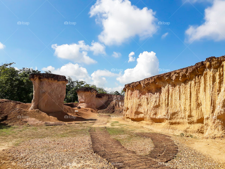 Grand Canyon of Thailand was known as Phae Mueang Phi ,Phrae in Thailand