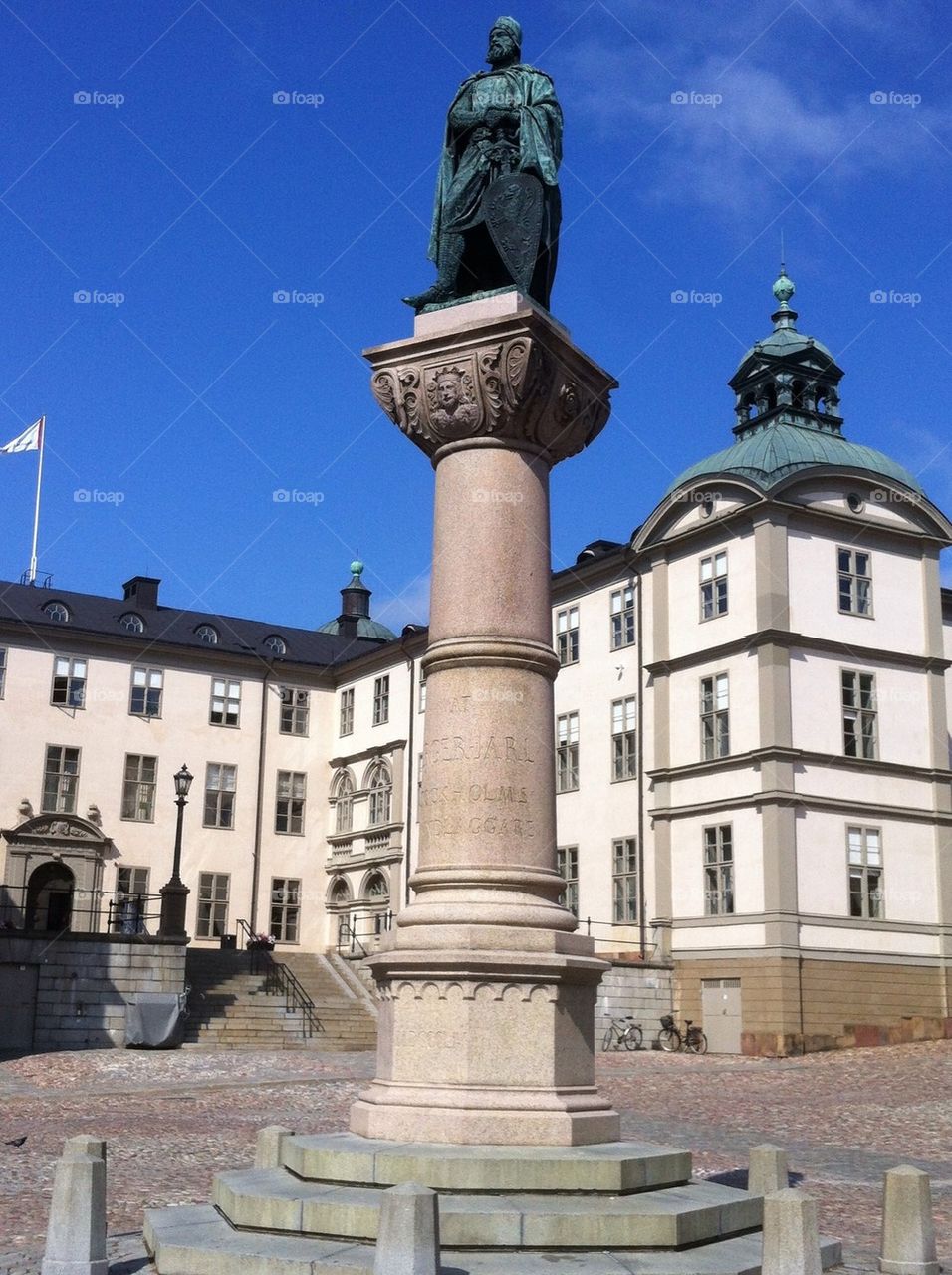 Birger Jarl's obelisk in Stockholm, Sweden