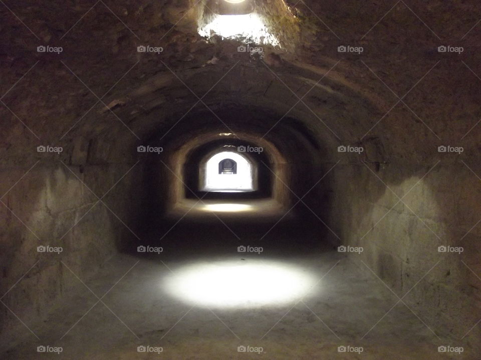 Roman amphitheatre tunnels