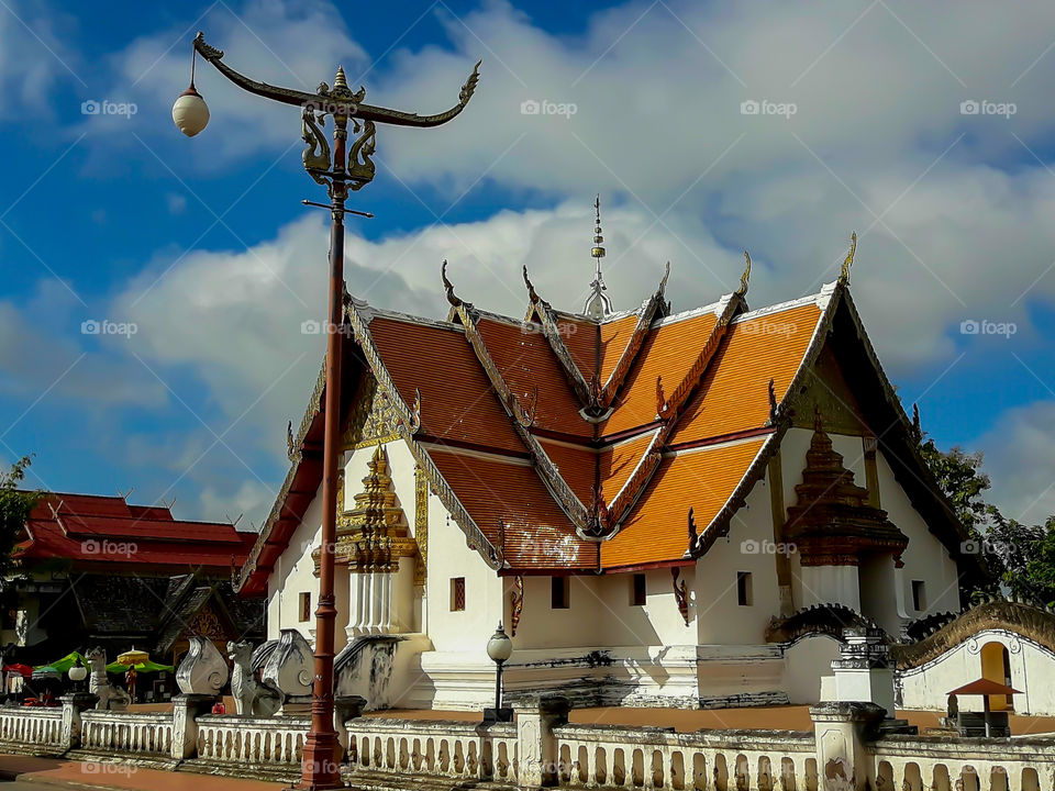 The beauty of the Phumin temple is the oldest temple in Nan . And has a long history