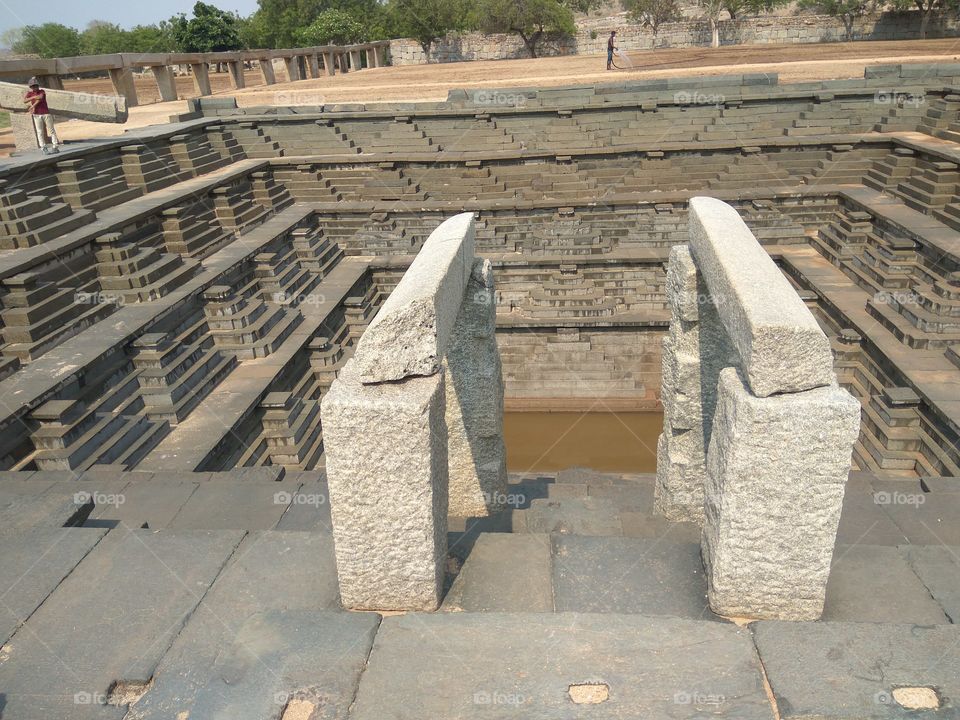 Ancient Indian Architecture from Hampi , India