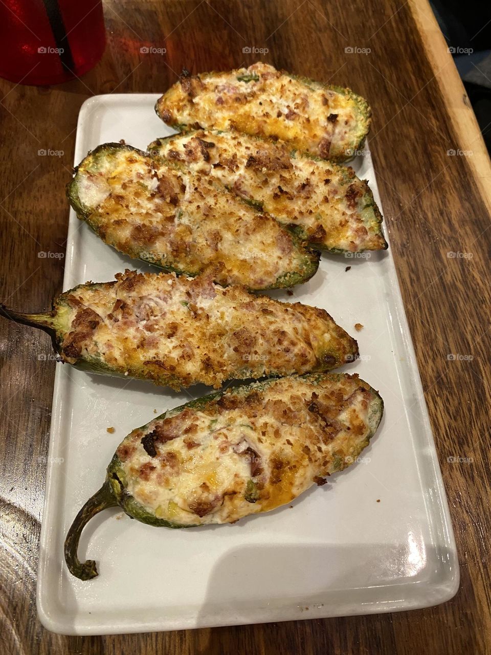 Reindeer sausage stuffed jalapeños from Bear Paw’s in Anchorage, Alaska