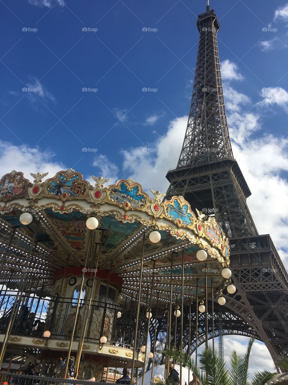 Under the Eiffel Tower