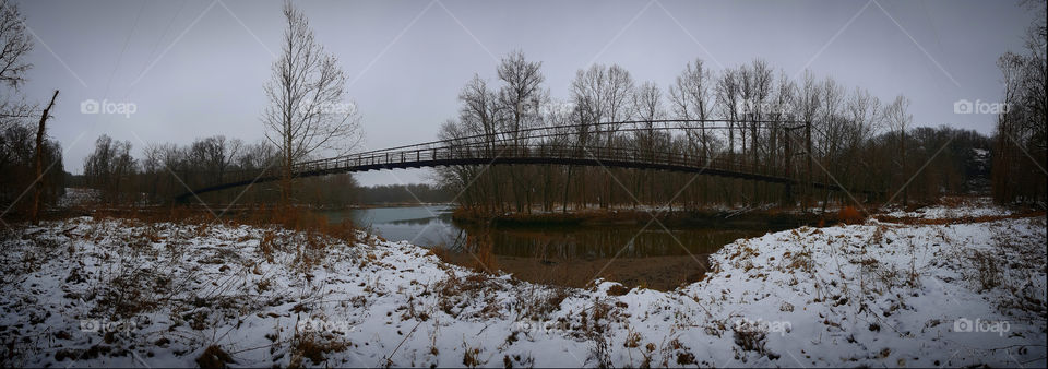 Swinging Bridge panorama
