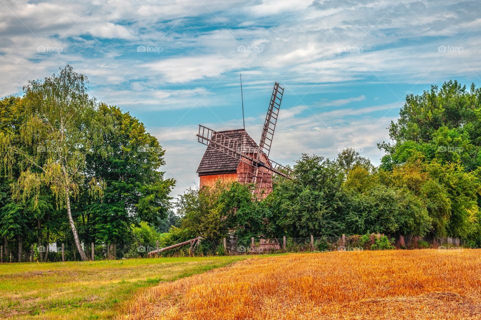 Beautiful windmill ,Poland