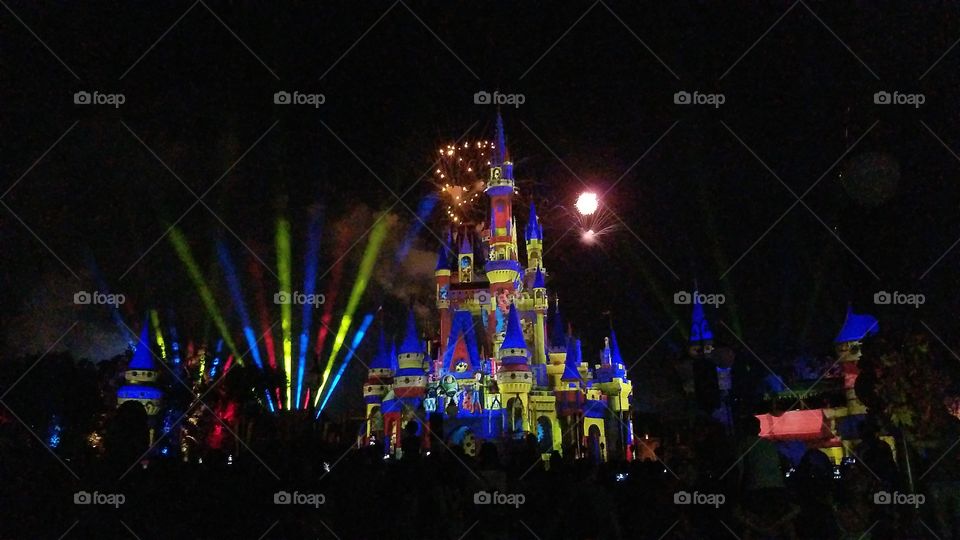 Disney  Magic Kingdom Happy Ever After Fireworks 