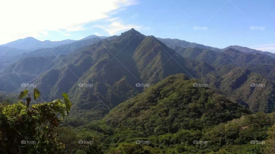 the mountains of Puerto Vallarta 