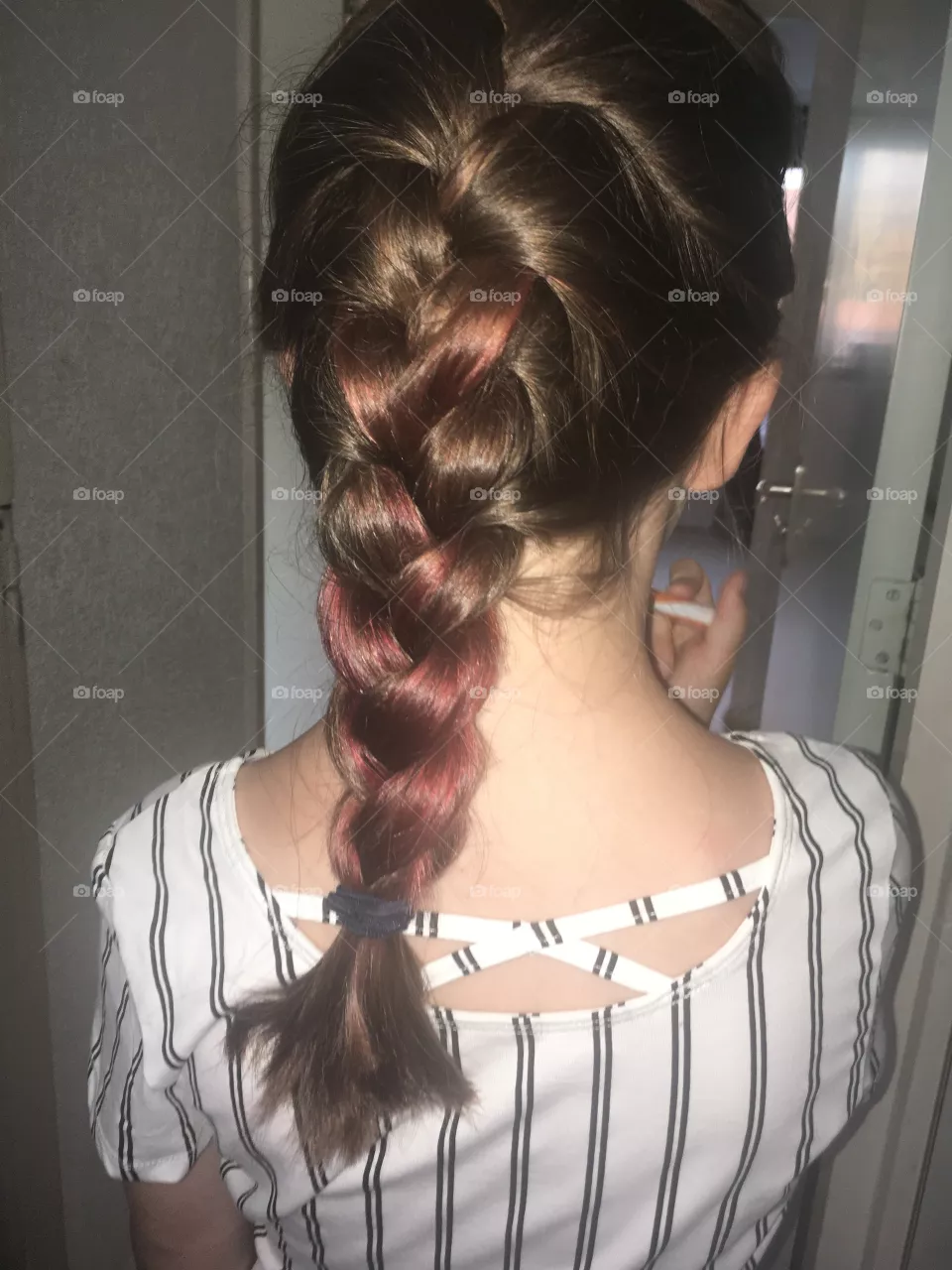 Braided braid hairstyle