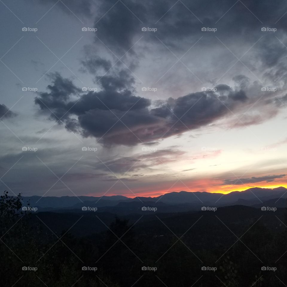 Conifer Colorado Sunset #8