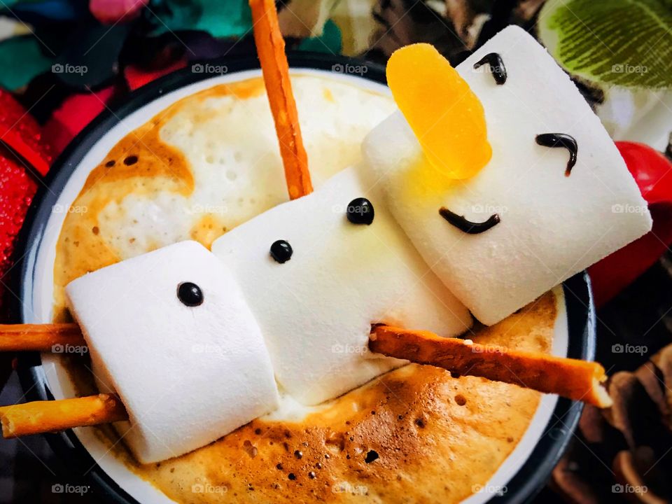 making delicious coffee