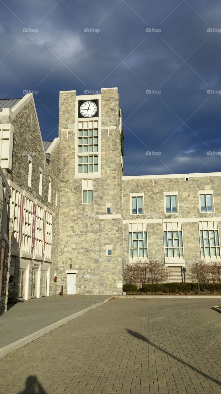 Virginia Tech Alumni Center Clock Tower