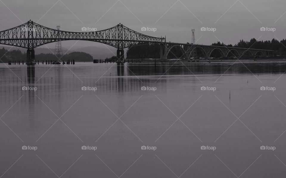 Dreary Coastal Bridge