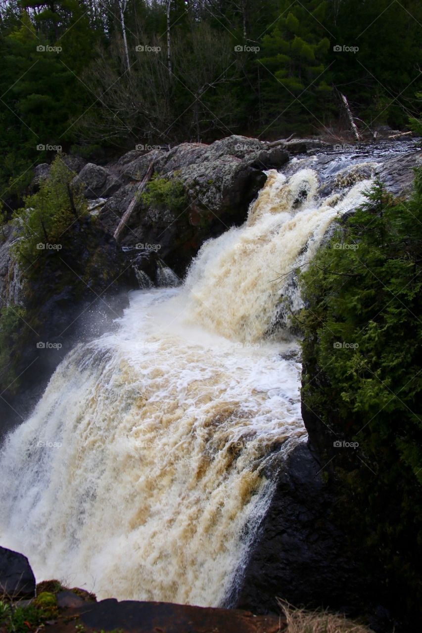 Roaring waterfall 