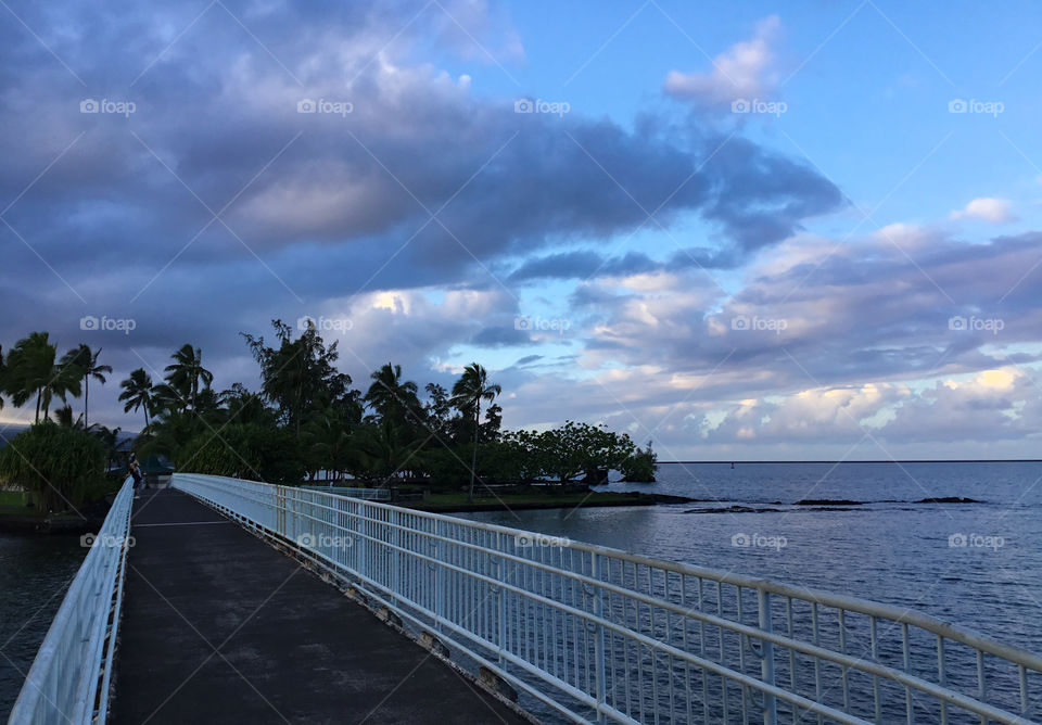 Pedestrian bridge in Hilo