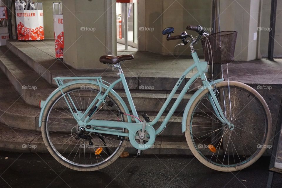 Bycicle#blue#night