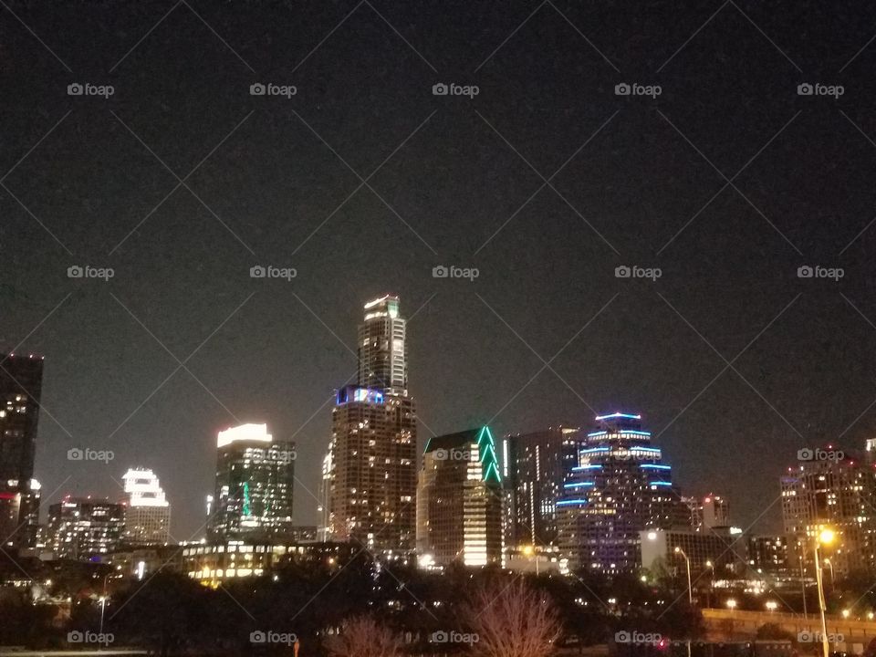 Austin Skyline view from the Long Center