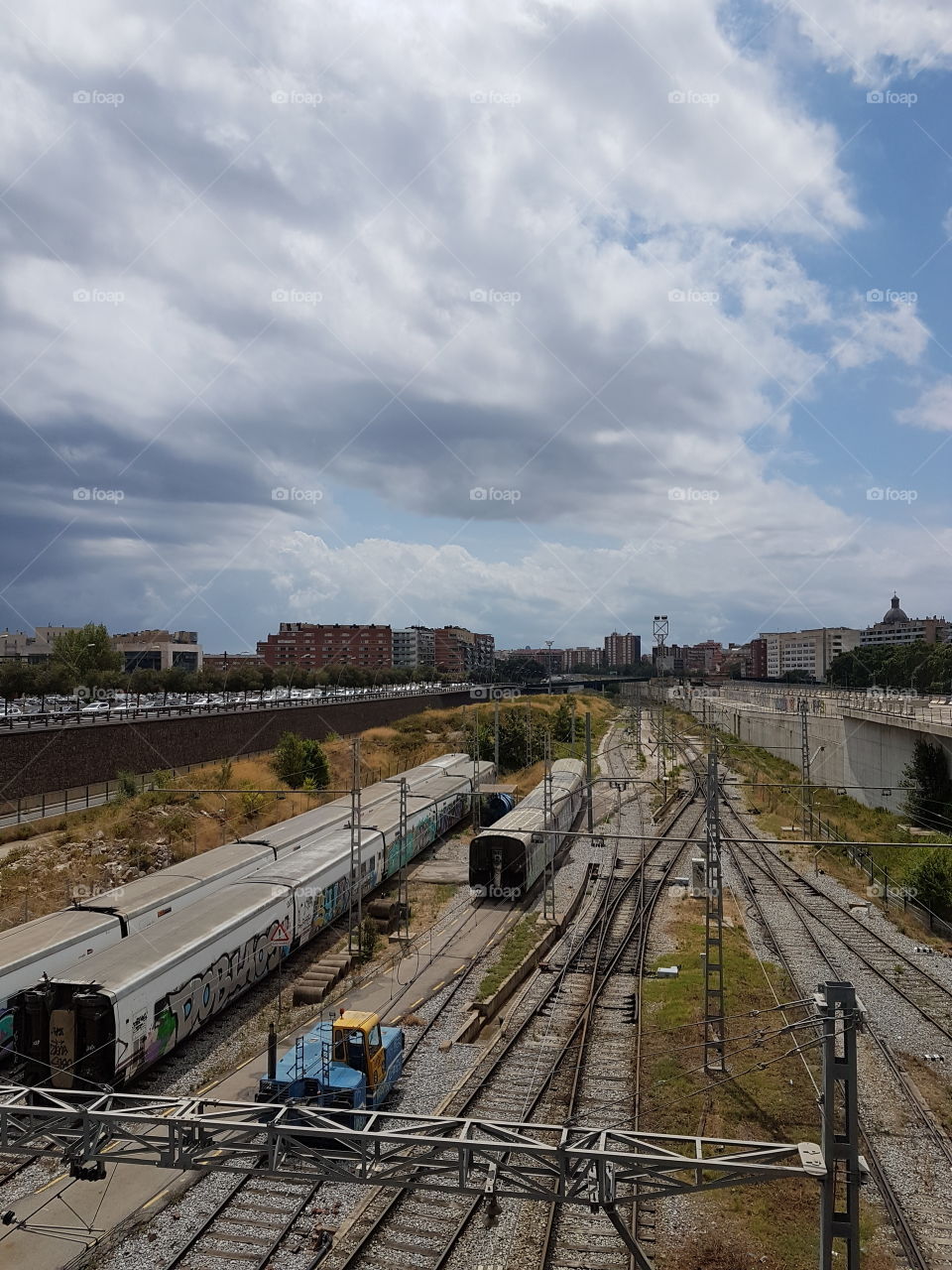 street train Barcelona