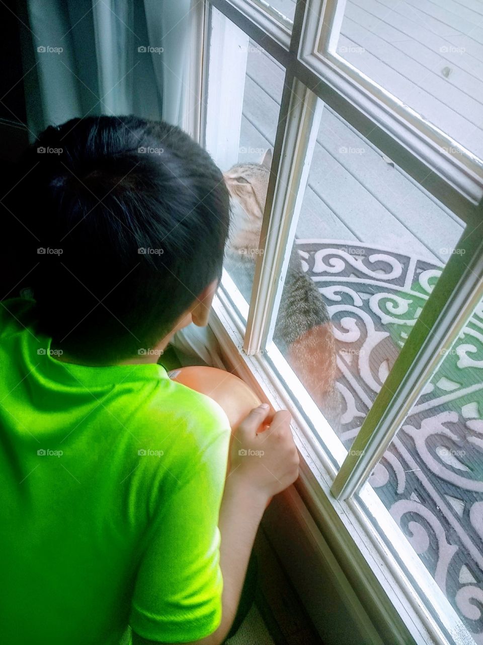 Kids and Pets ❤️ both are God's miracles ! when we care more they will love more and it makes our life more meaningful !