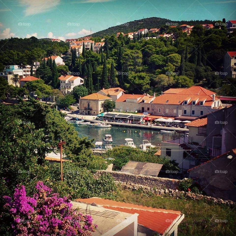 Dubrovnik Cavcat city from Croatia