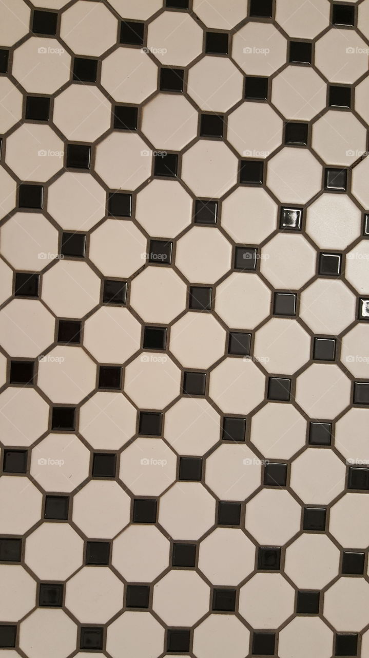 Black & White tile.
