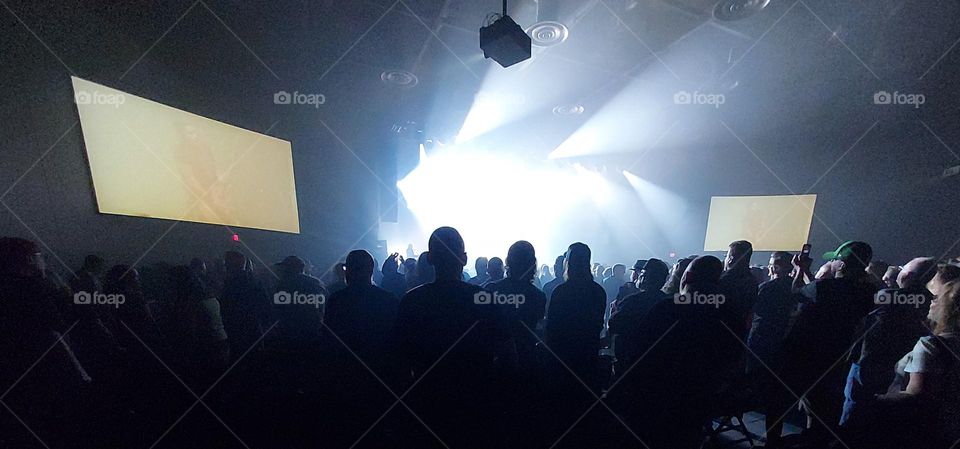 Concert crowd at MGM Northfield