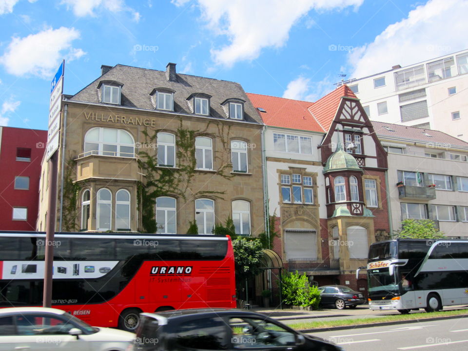 Architecture, House, Building, Street, Town