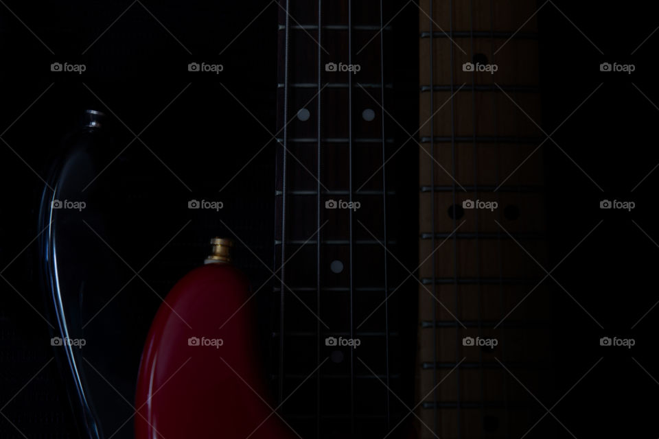 Guitar and bass computer background