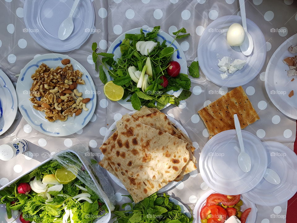 Traditional Iranian Breakfast