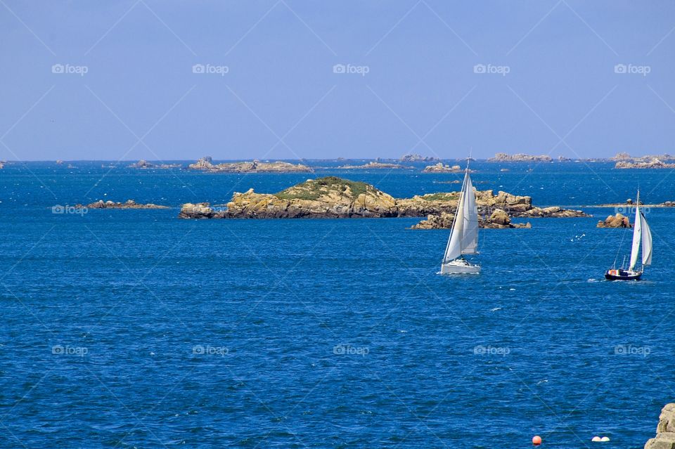sailboat on the beach