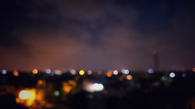 Bokeh town. bokeh