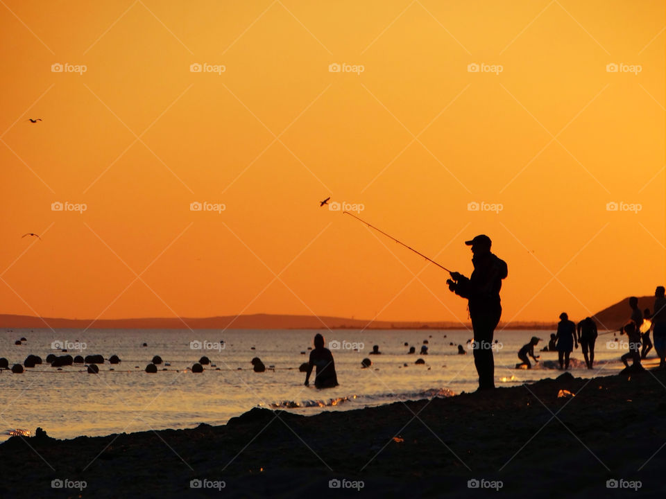 Fisherman and Sea