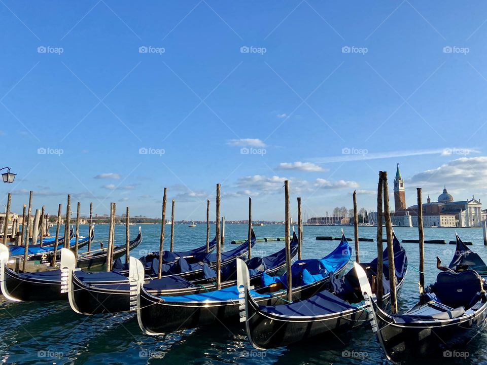 Series of gondolas 