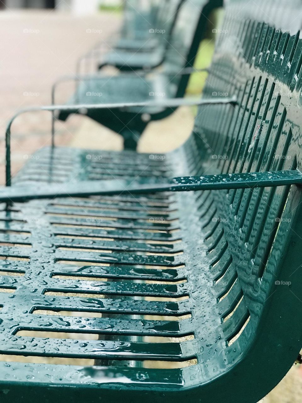 Iron street chairs 