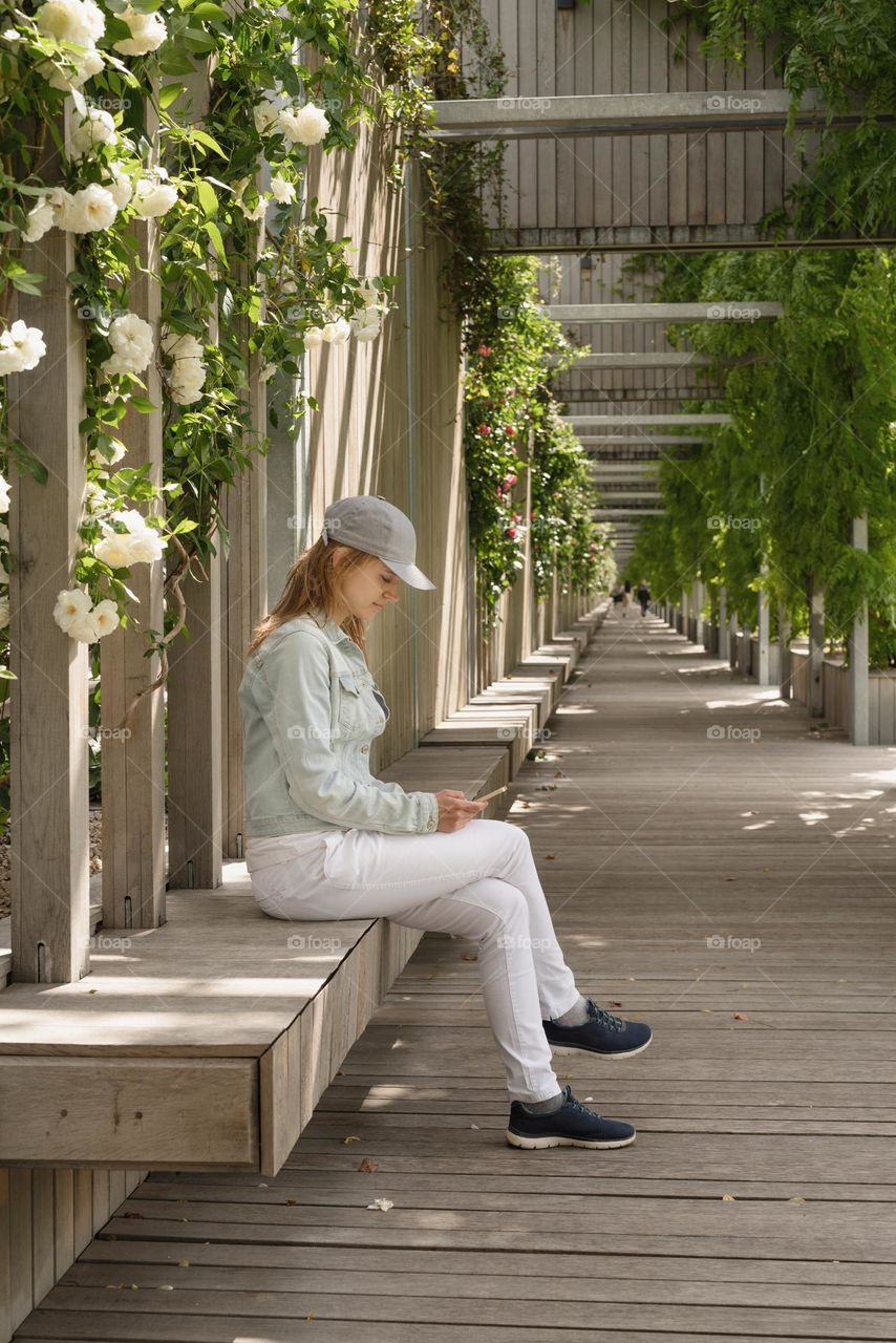 plants in city streets