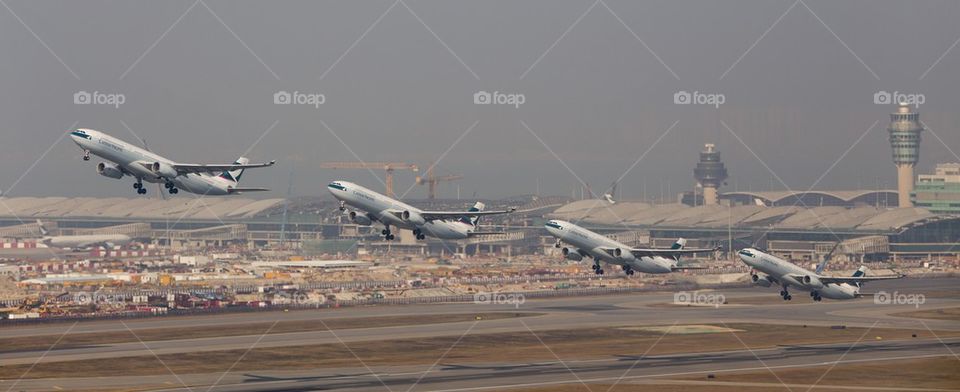 Multiple exposure takeoff