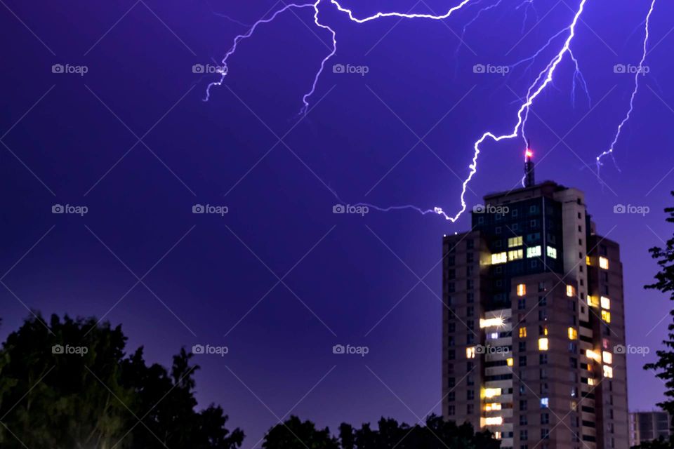 Storm in Rīga