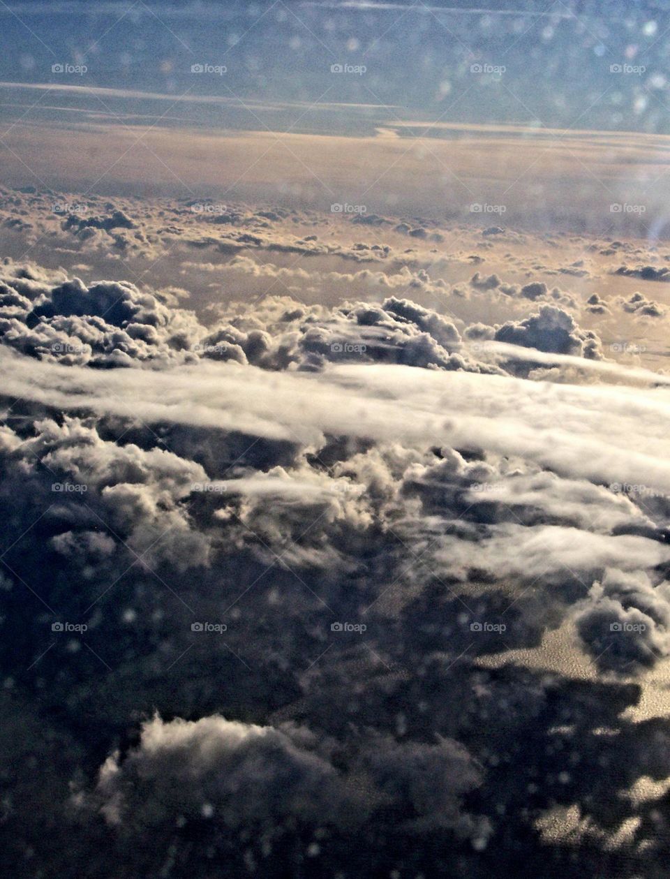 over the clouds
