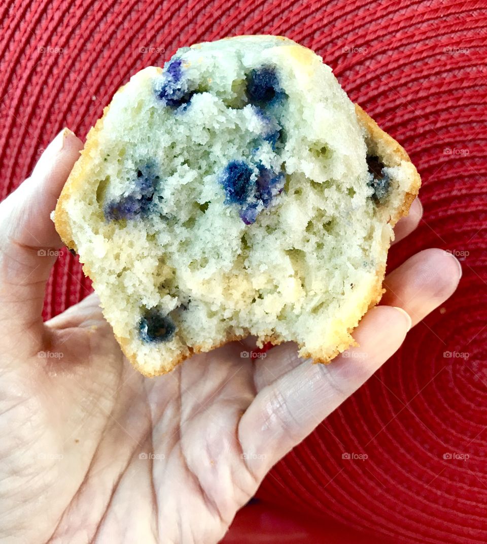 Blueberry Muffin Half