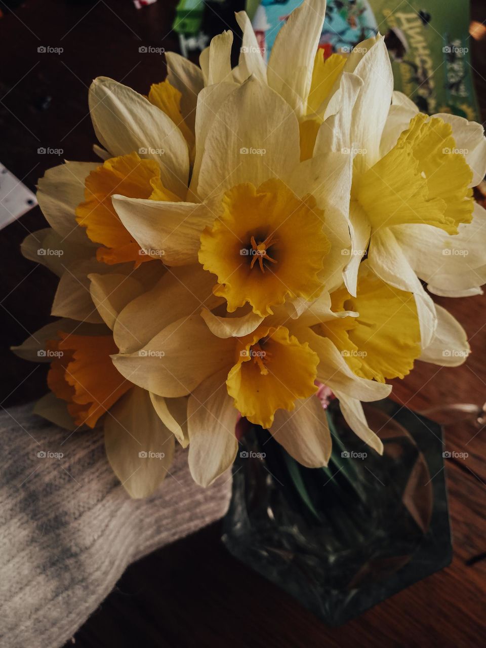 Yellow flowers in the song