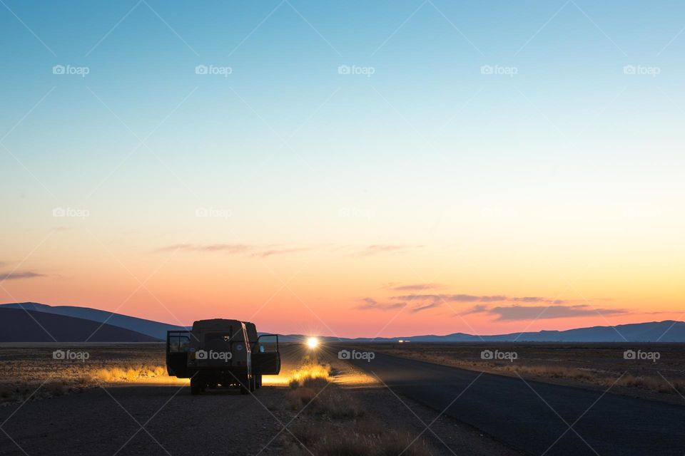 Road trip in namibia