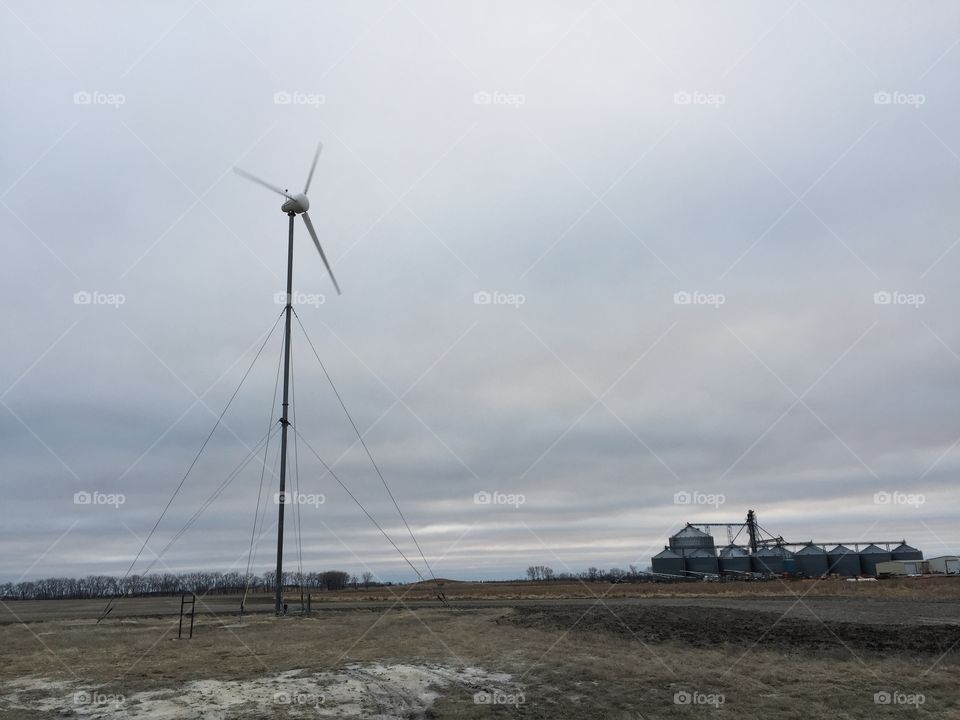 Wind, Windmill, No Person, Water, Grinder