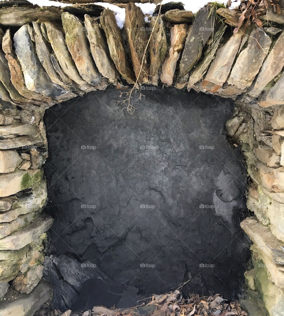 Old fire place