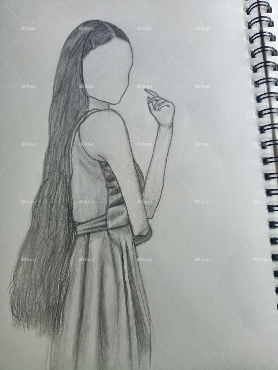 aesthetic pencil illustration