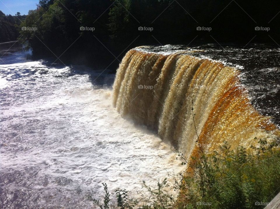 park waterfall paradise michigan by serenitykennedy