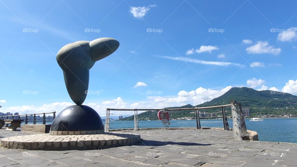 Landscape of Tamsui District, Taiwan