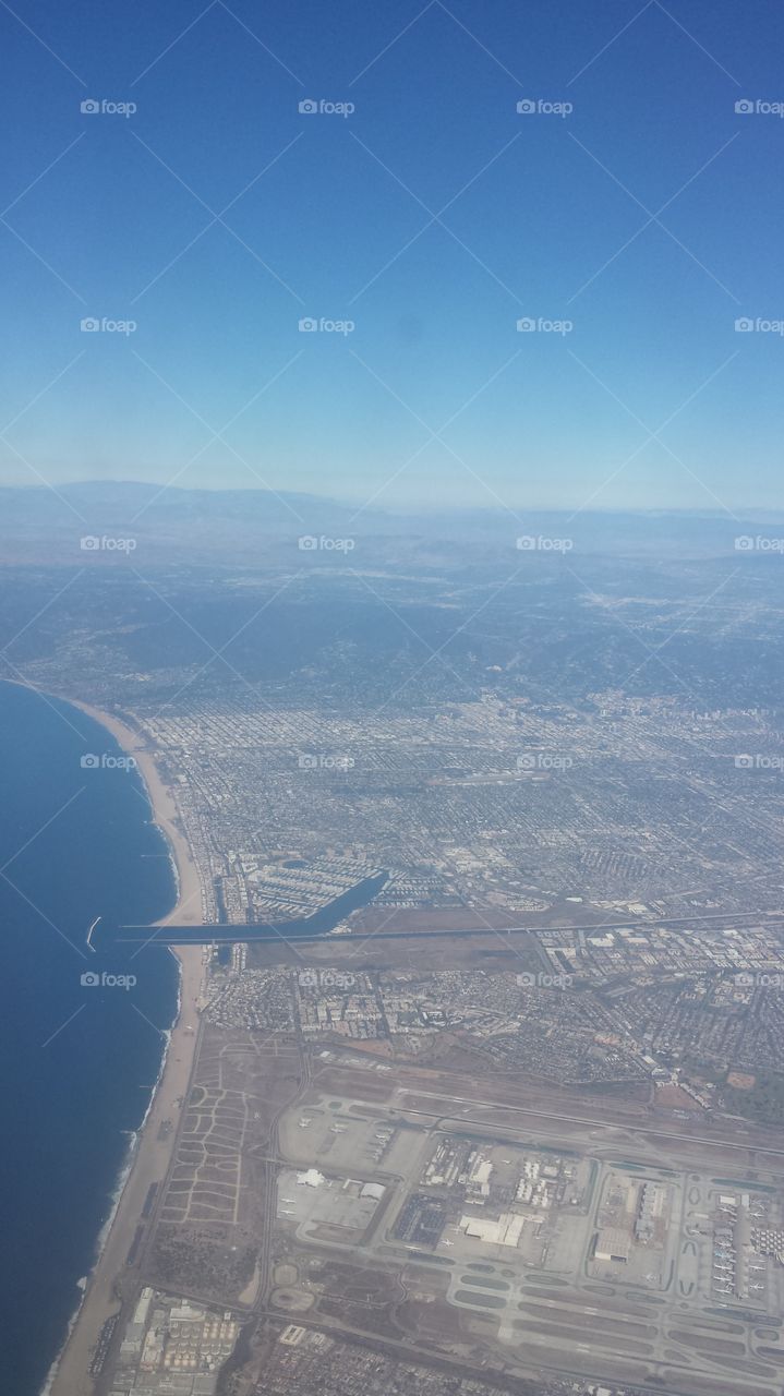 LA aerial footage