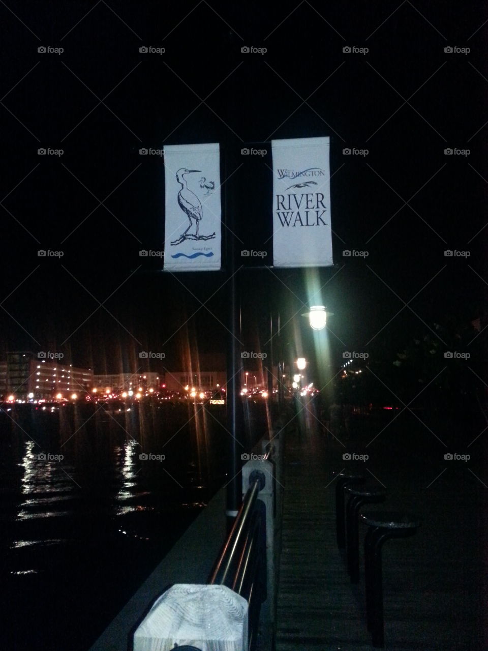 Wilmington's River Walk. you got to see and experience Wilmington's river walk in North Carolina 
 and dine around the area.