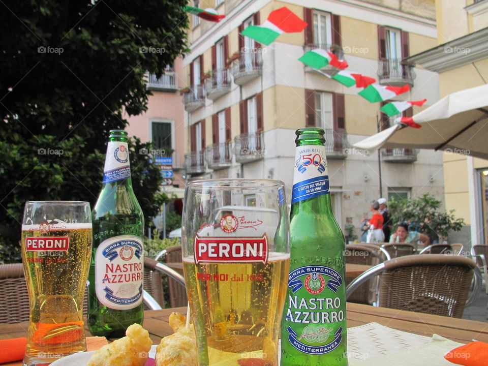 Peroni beer 