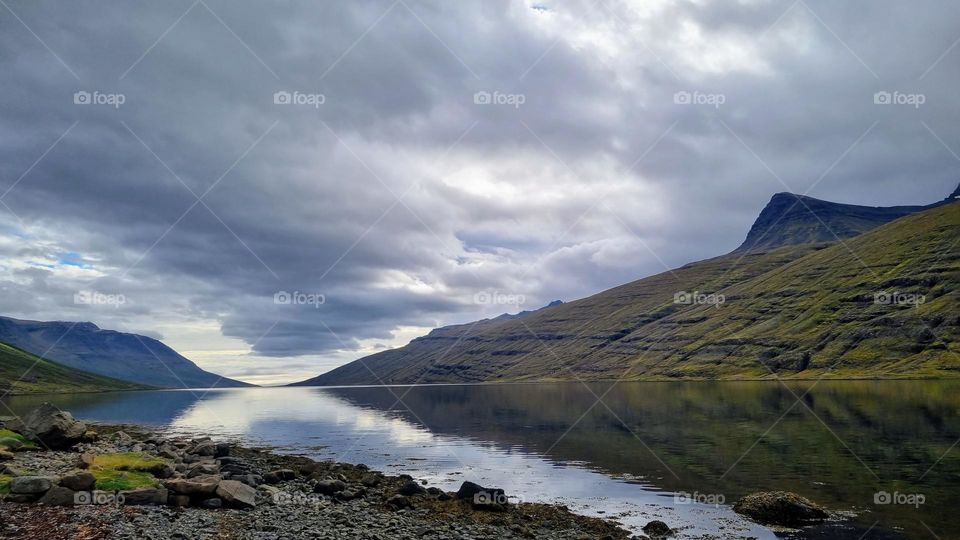 Fjord in the morning